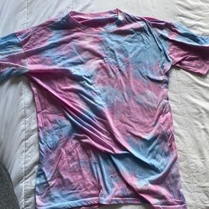 tie dye oversized tee